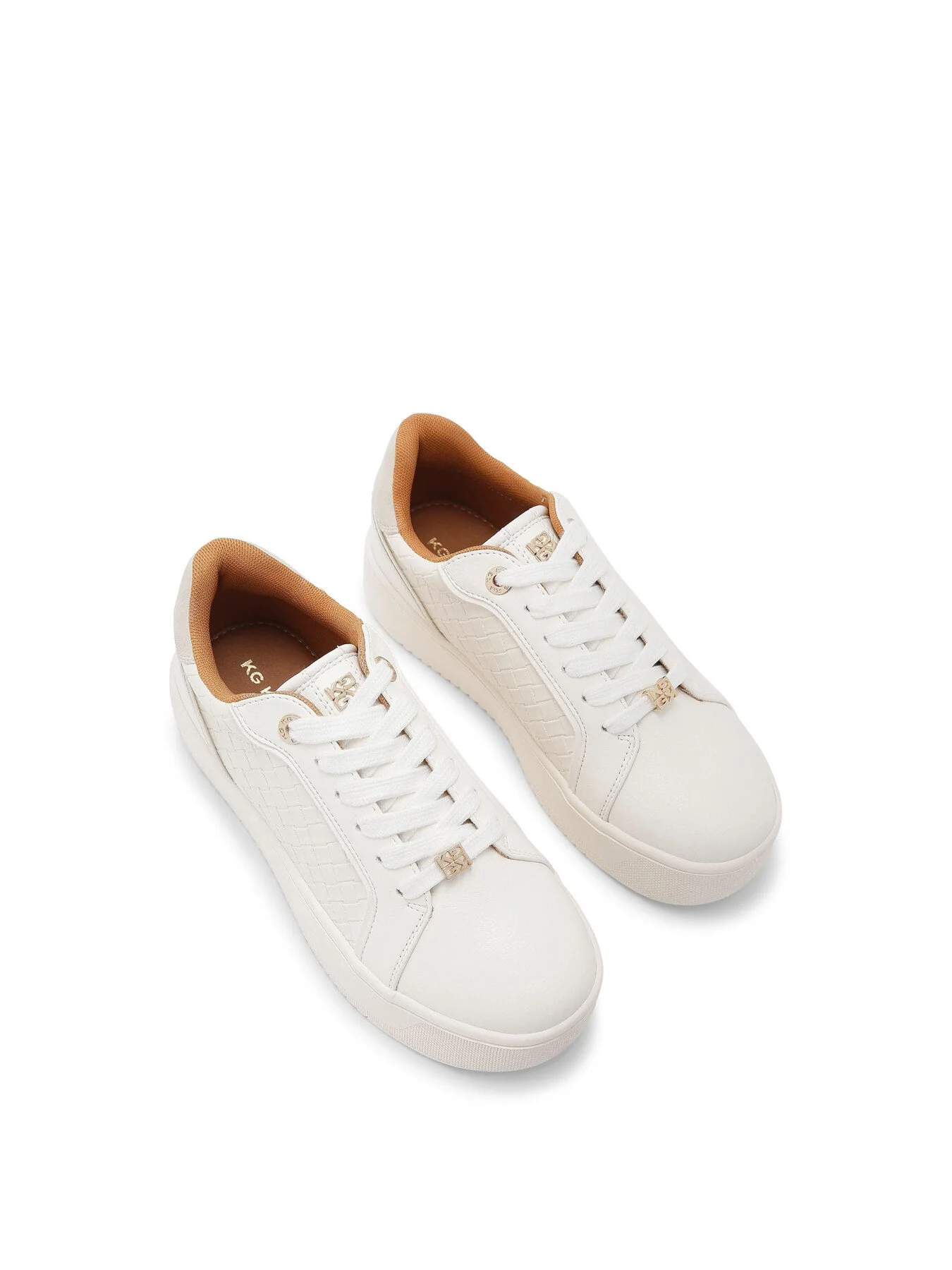 Lighter Weave Trainers White - Image 2