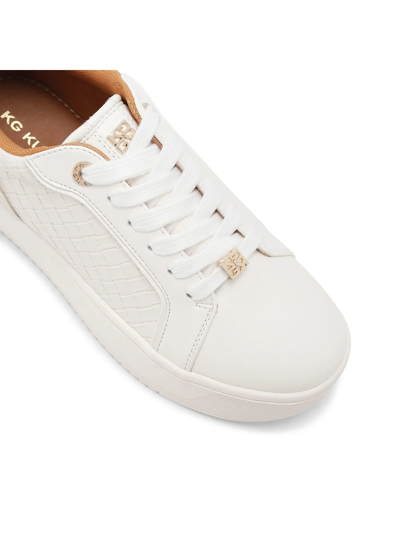 Lighter Weave Trainers White - Image 4