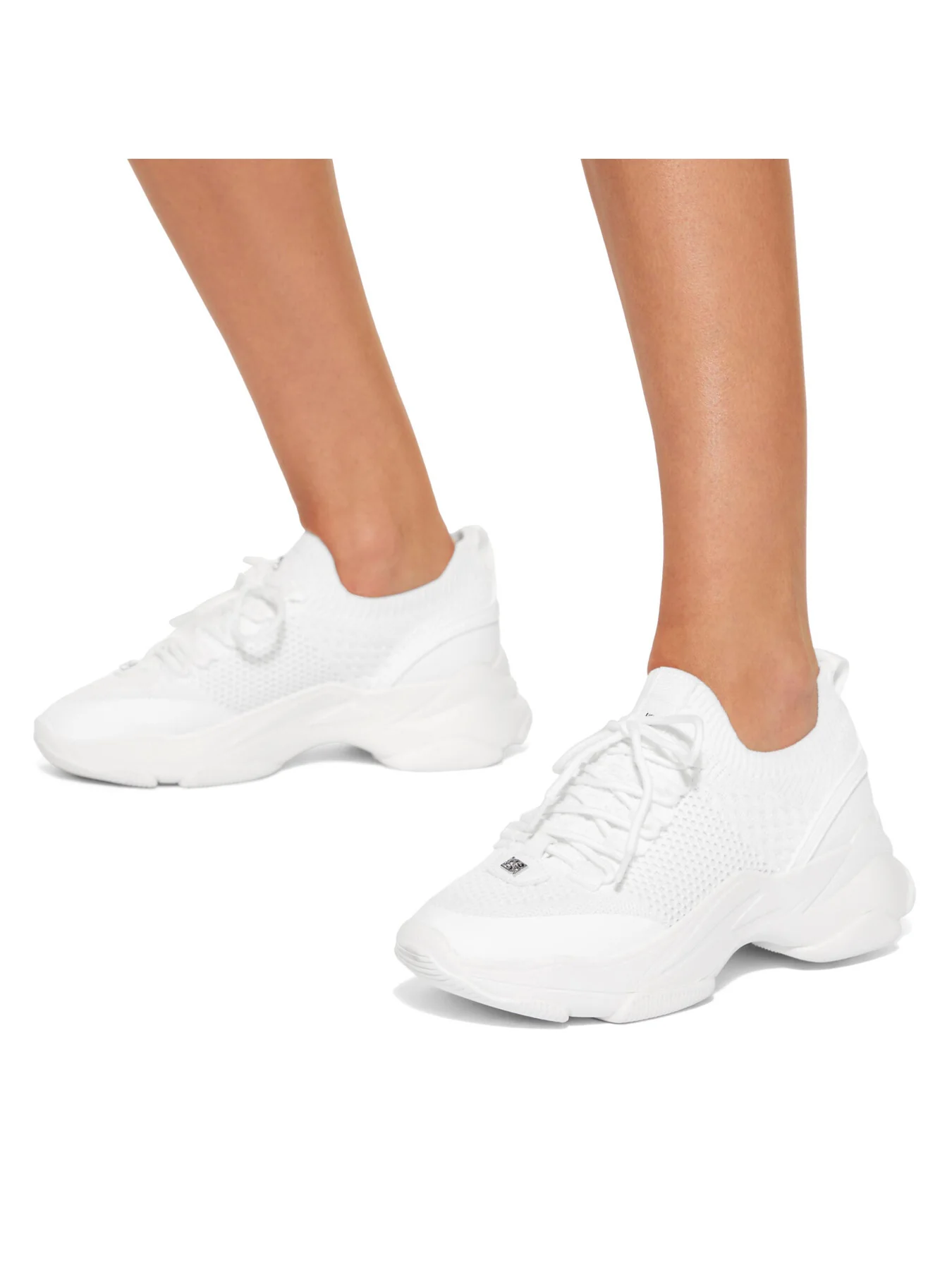 Lively Knitted Lace Up Trainers - Image 5