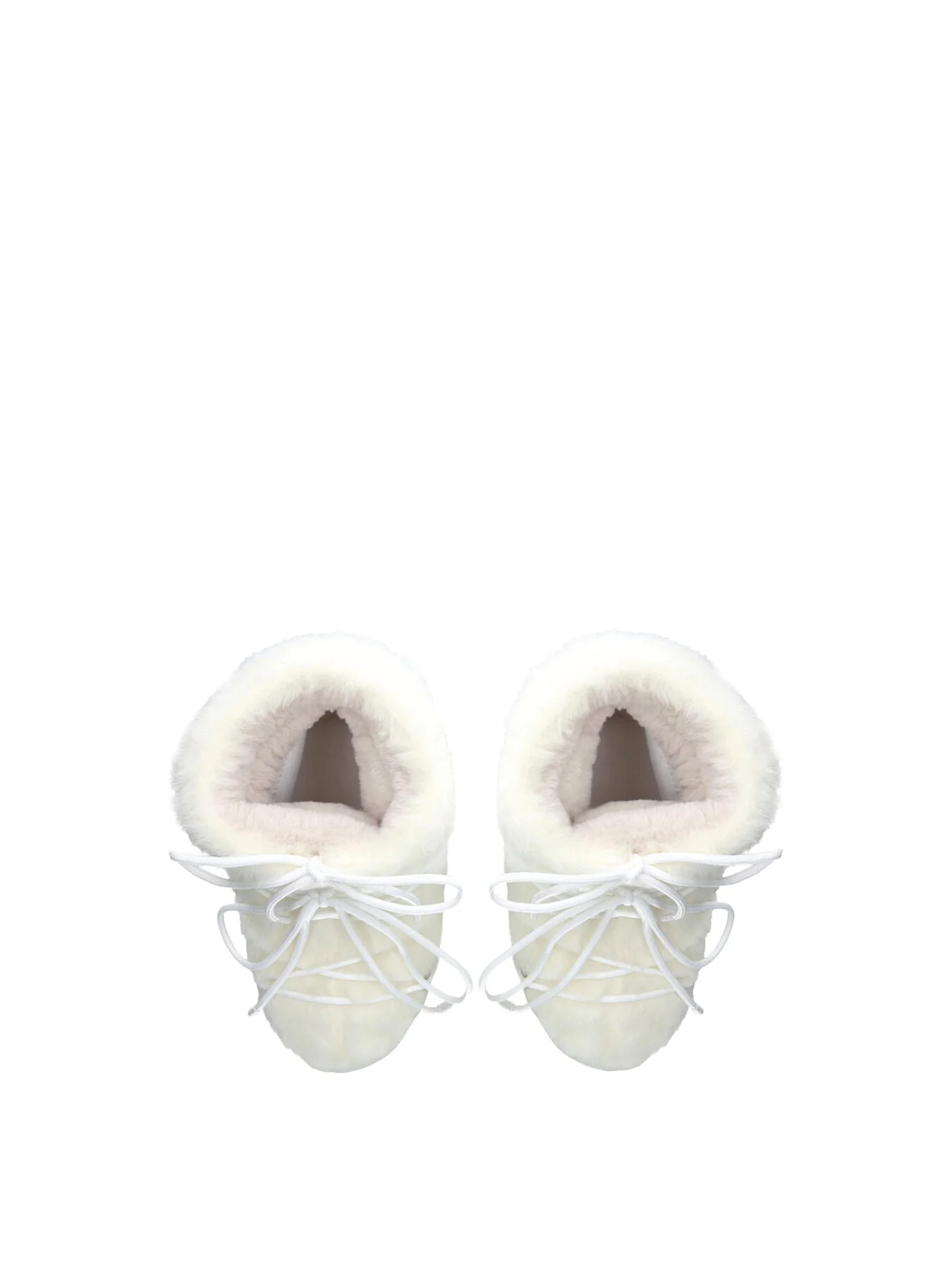 Icon Low Fur Boots White - Image 2