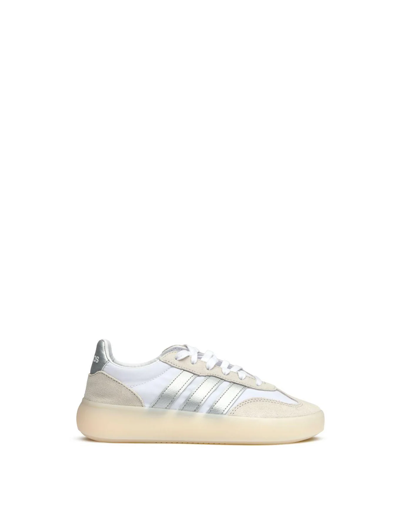 Barreda Trainers White Silver