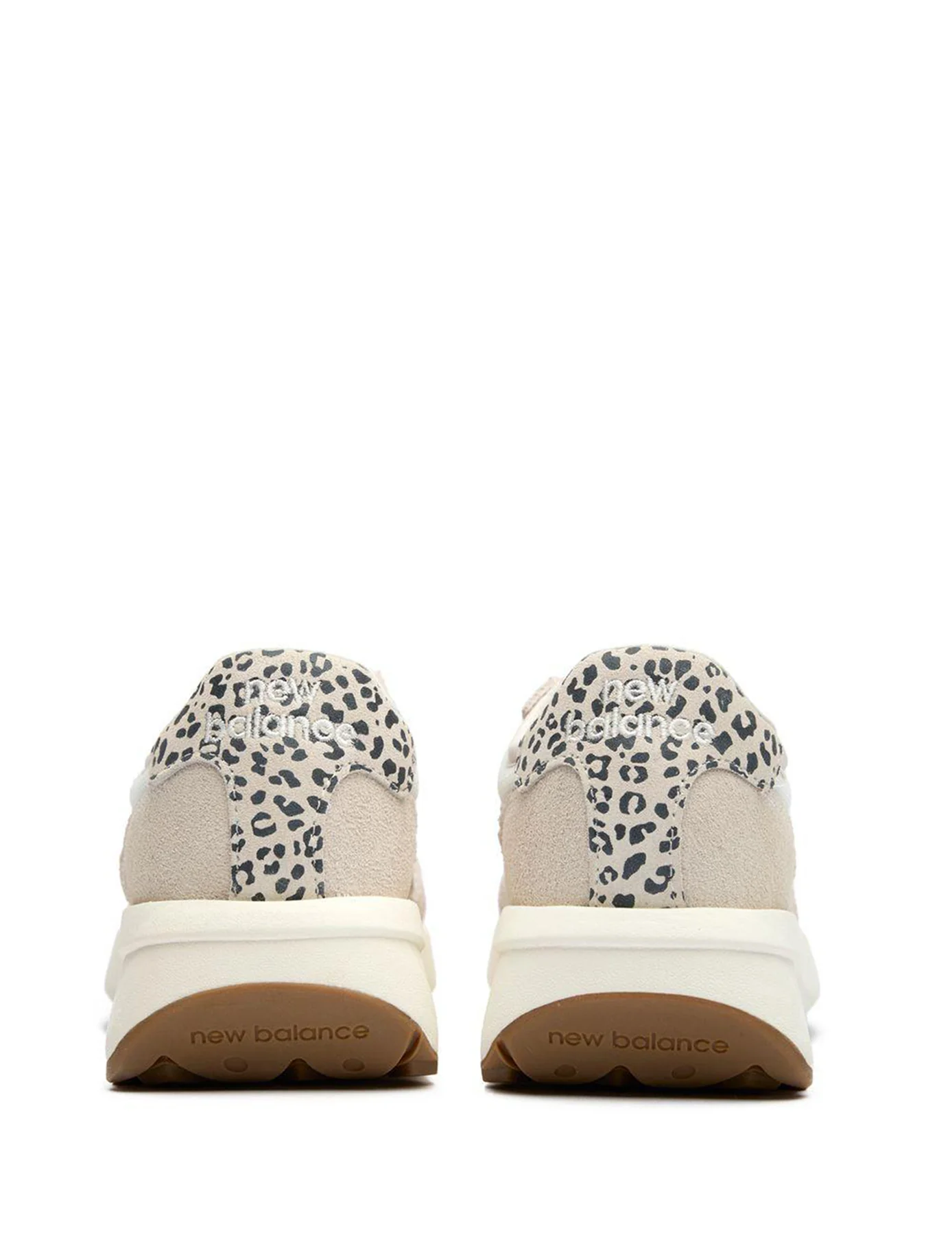 370 Trainers White Leopard Print - Image 3