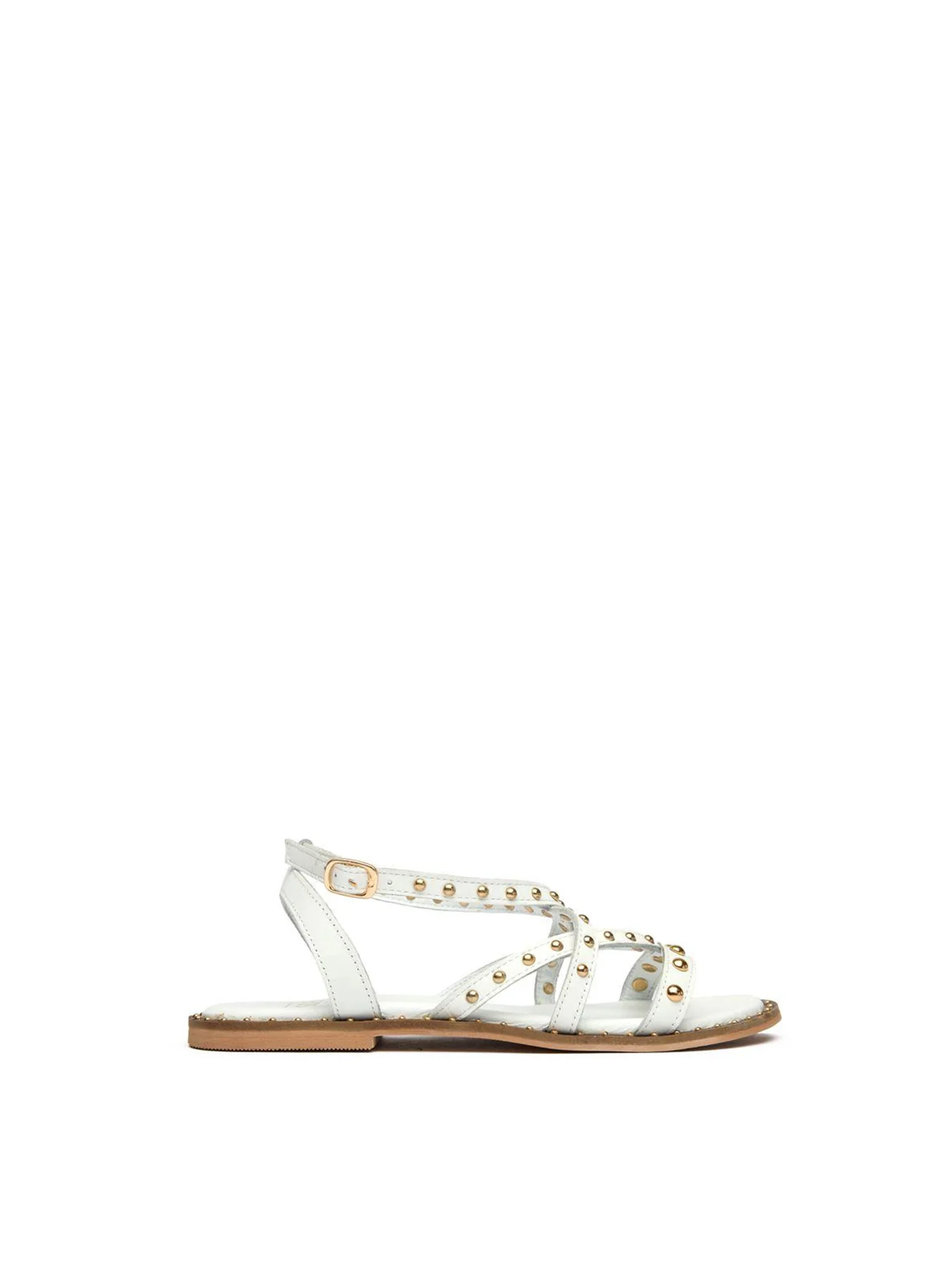 Rach Gladiator Sandals White