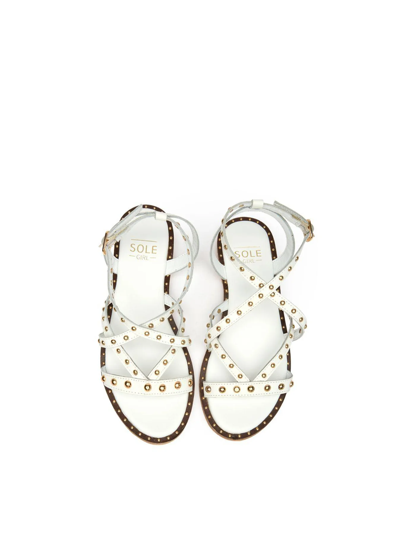 Rach Gladiator Sandals White - Image 2