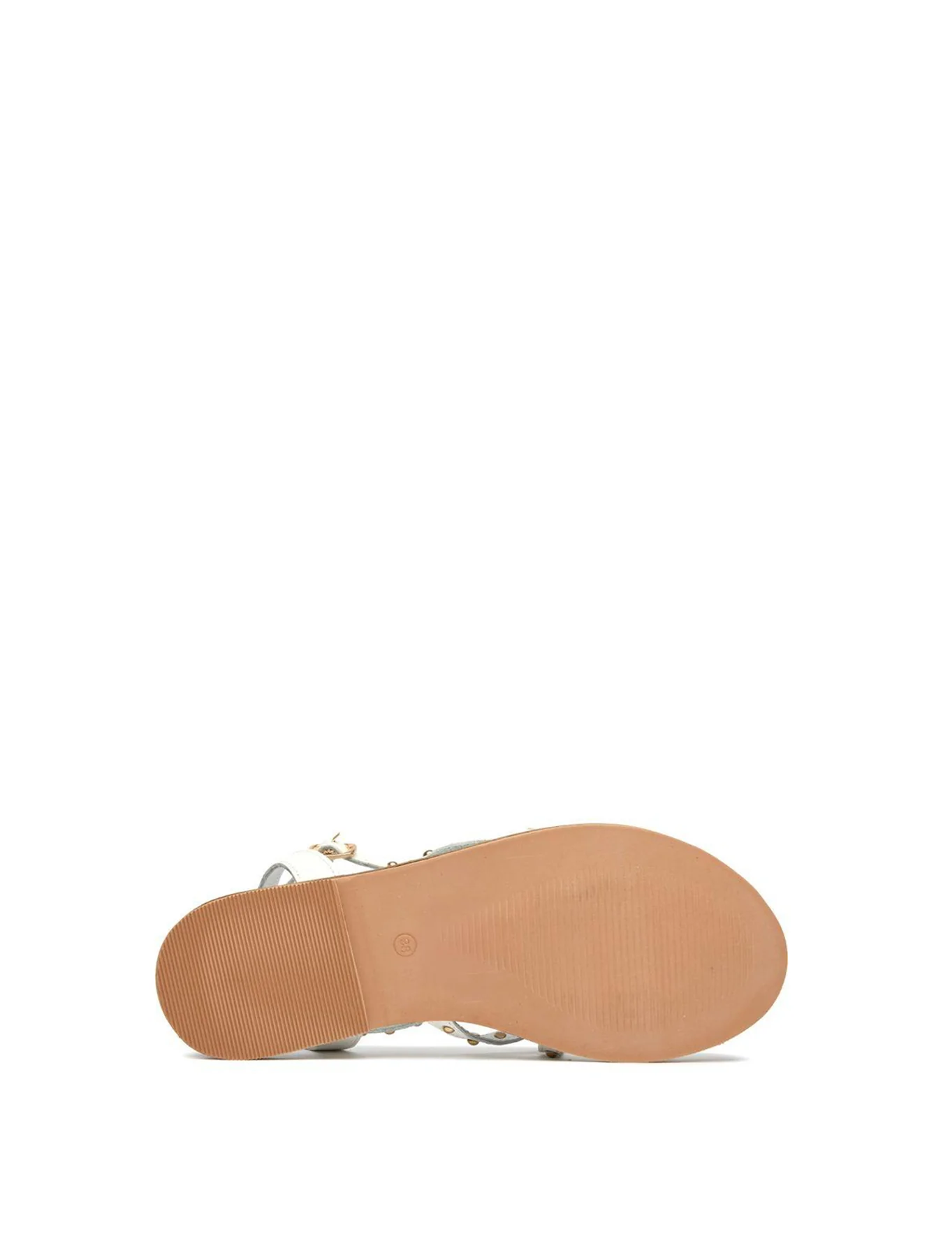 Rach Gladiator Sandals White - Image 3