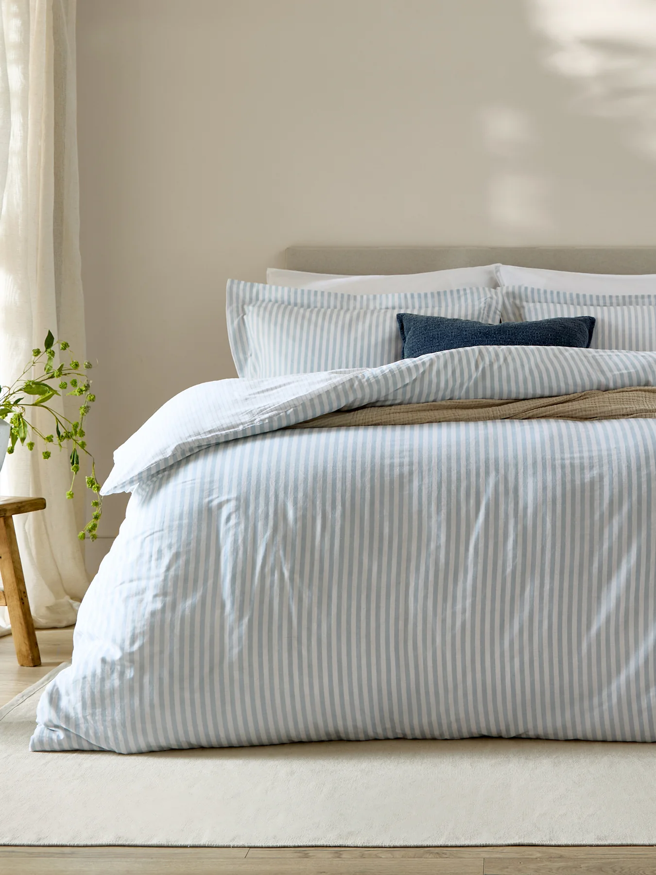 Hebden Stripe Duvet Set Double