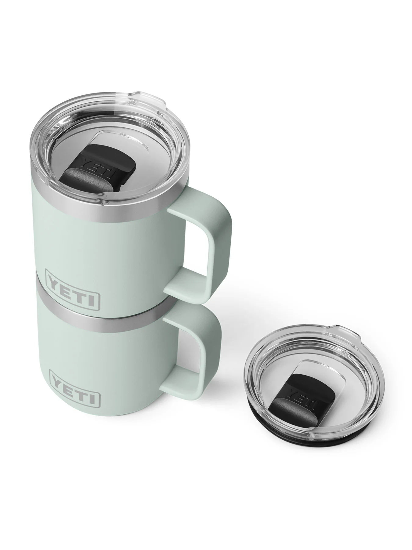 Rambler 10oz Insulated Mug Magslider Lid Ridgeline Blue - Image 3