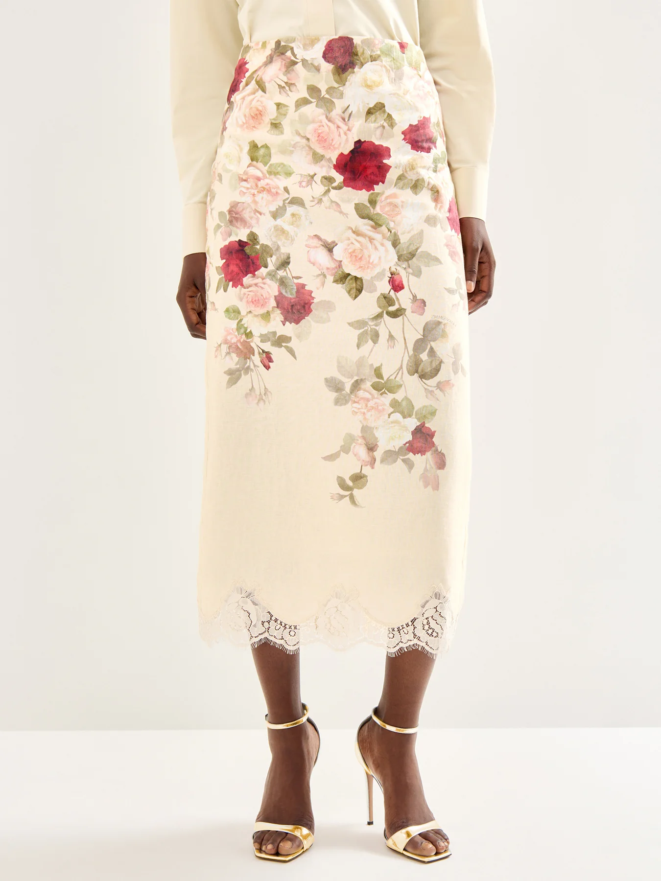 Hypnotic Pencil Skirt Cream - Image 4