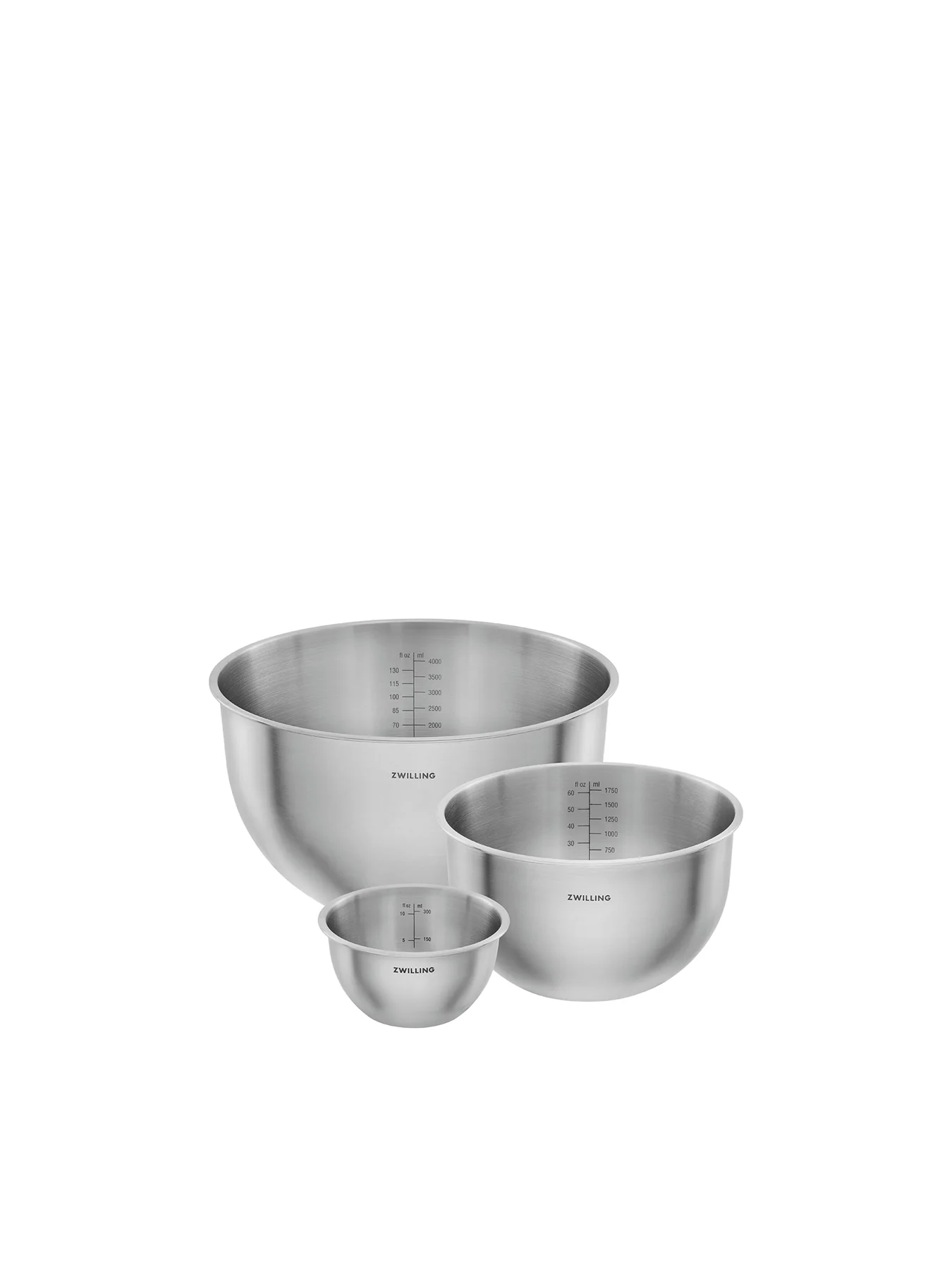 Stainless Steel Bowls Set of 3 - Image 3