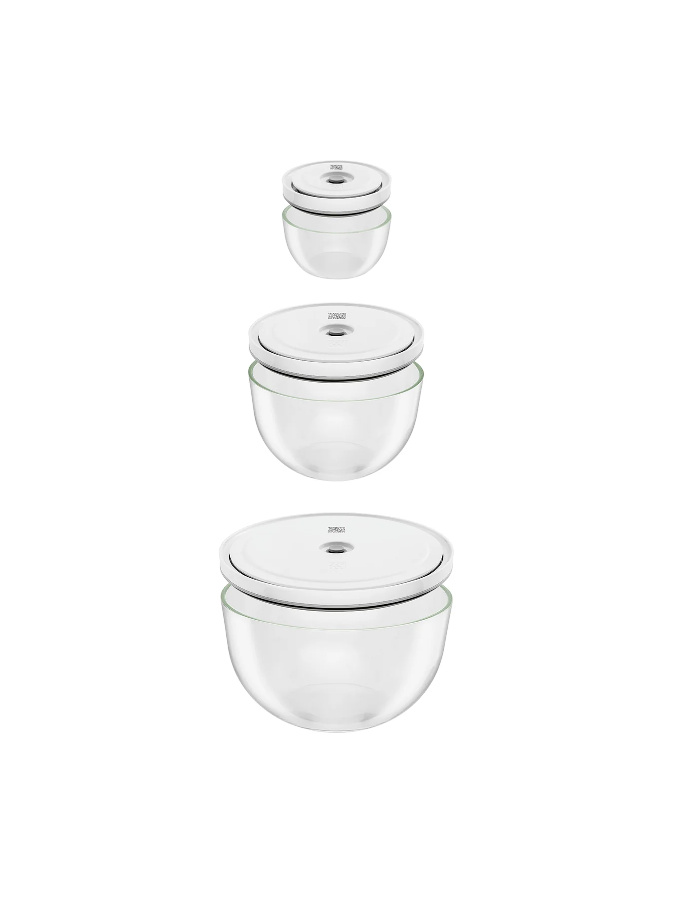 Glass Vacuum Bowls Set of 6 - Image 3