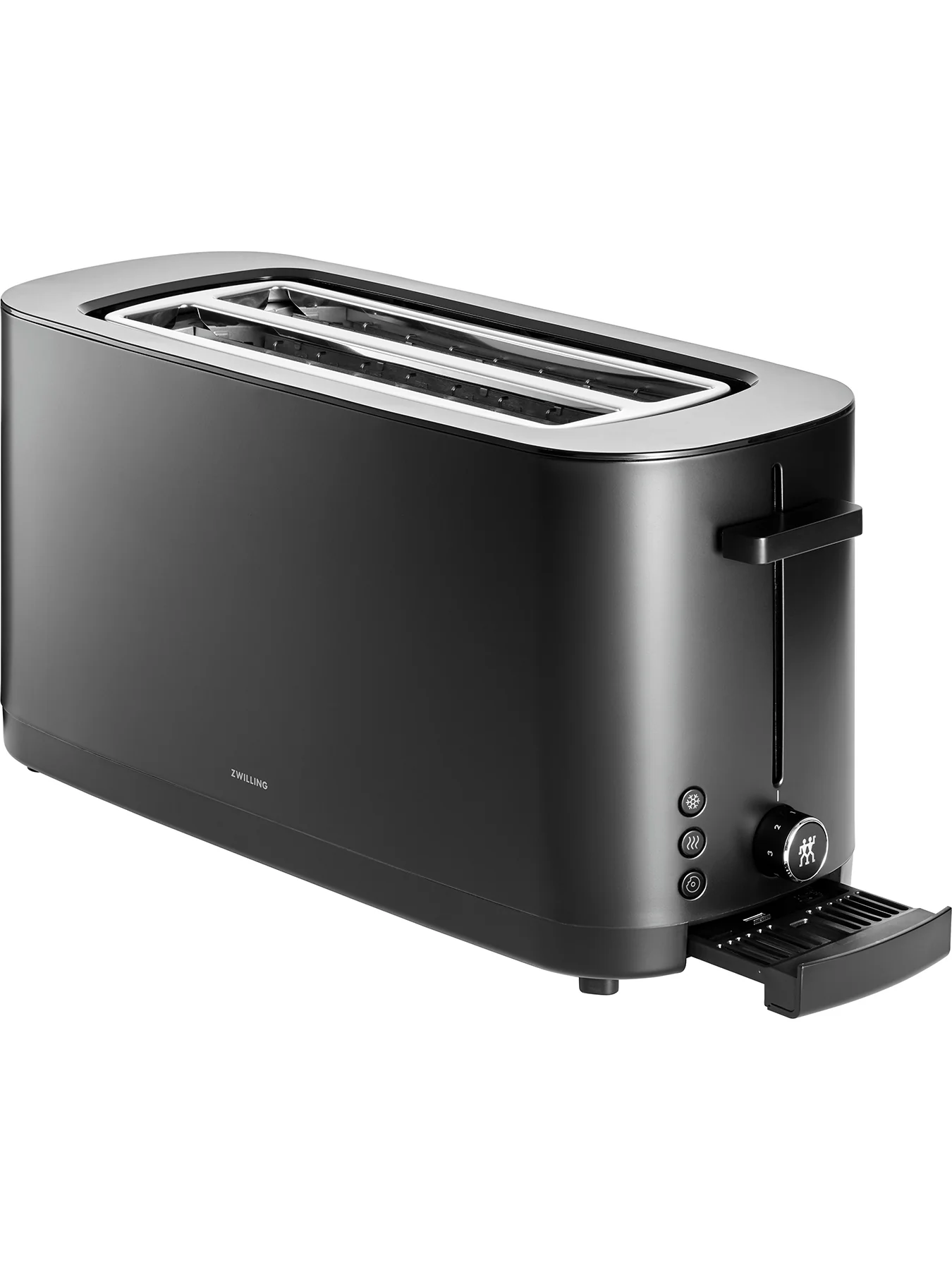 4 Slice Toaster with Bun Warmer Black - Image 4