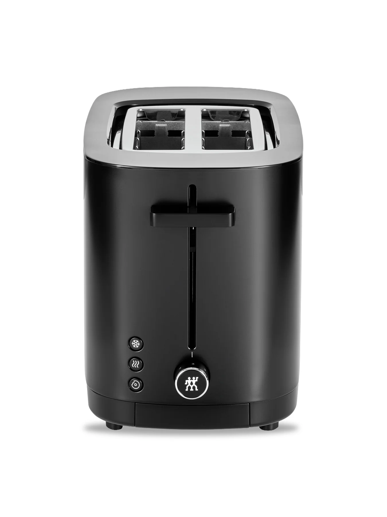 2 Slice Toaster with Bun Warmer Black