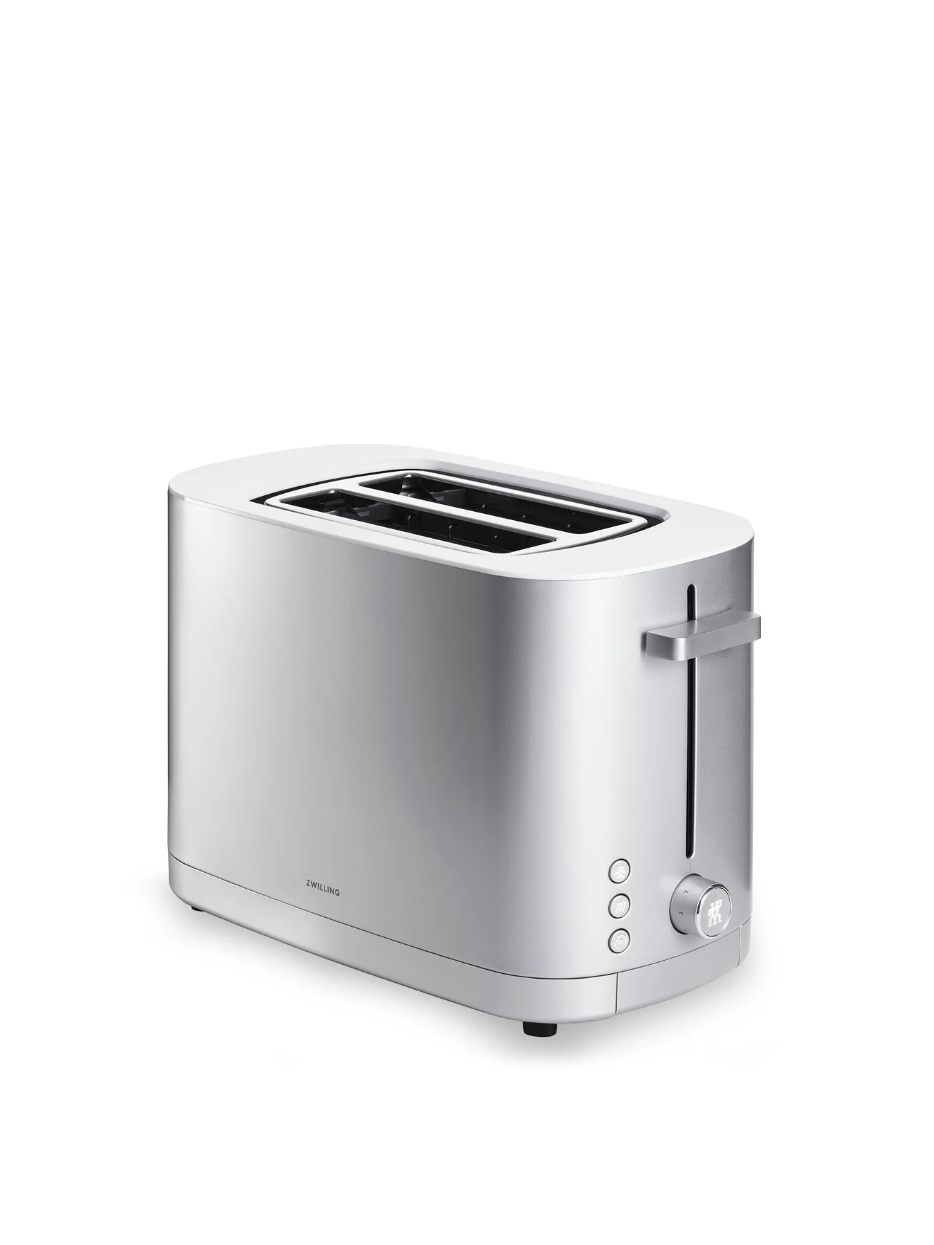 2 Slice Toaster with Bun Warmer Silver